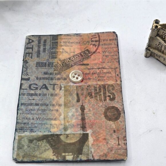 "5/$25" Pin Up Girl Summertime Artist Trading Card ATC W/Altered Holding Clip - Picture 9 of 10